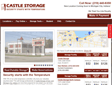 Tablet Screenshot of mycastlestorage.com